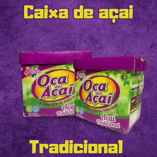 Açaí tradicional caixa 5 litros